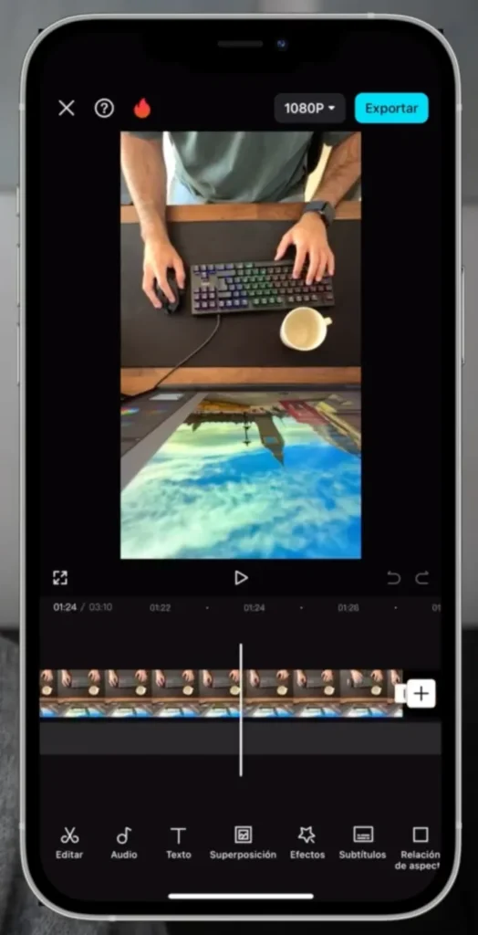 App CupCat de edición de vídeo MasterPhoto Academy.