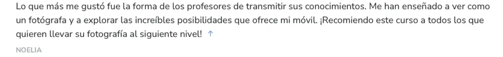Opinión alumno MasterPhoto Academy Hotmart.