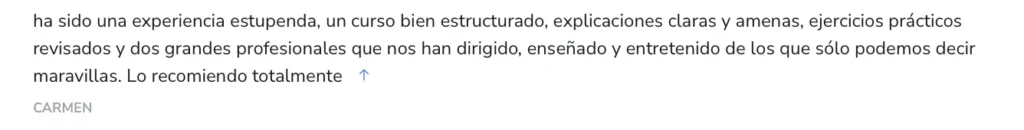 Opinión alumno MasterPhoto Academy Hotmart.