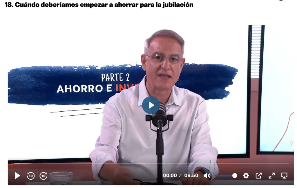 Clase sobre cómo preparar la jubilación, módulo 2 del curso Finanzas Personales para la Vida Real.
